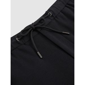 REISS Gerrard Stretch-Piqué Drawstring Trousers